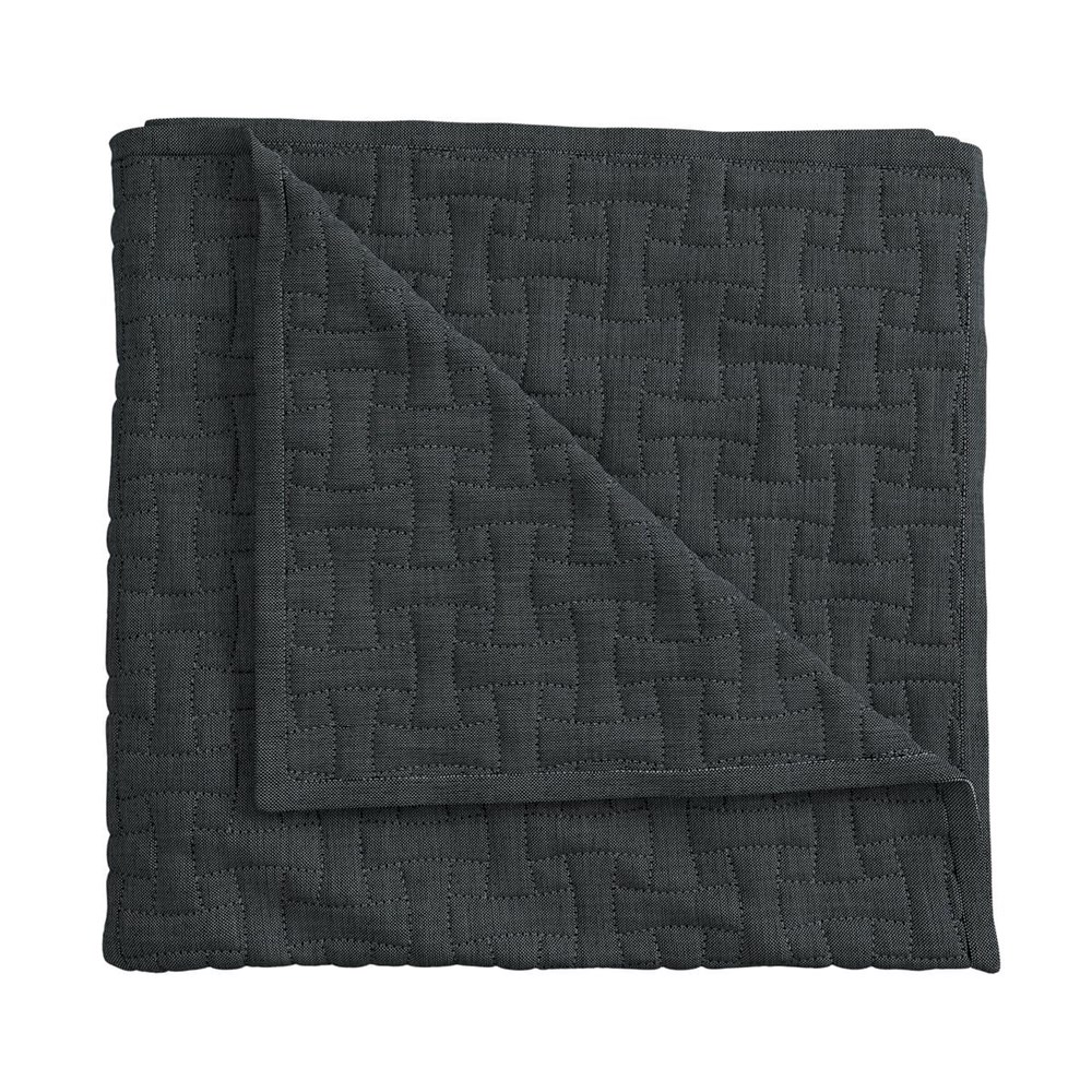 Nena Quilted Throw by Bedeck of Belfast in Denim Blue